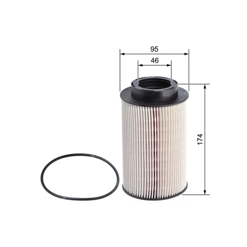 Palivový filter F 026 402 028 /BOSCH/ - obr. 4