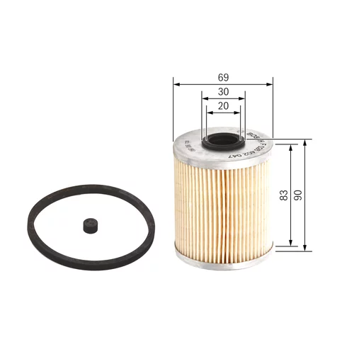 Palivový filter F 026 402 047 /BOSCH/ - obr. 4