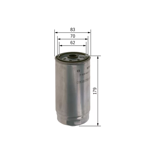 Palivový filter F 026 402 071 /BOSCH/ - obr. 4