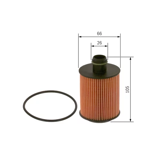 Olejový filter F 026 407 096 /BOSCH/ - obr. 4