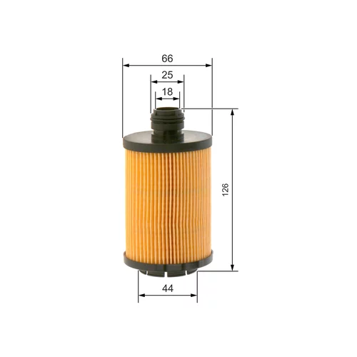 Olejový filter F 026 407 258 /BOSCH/ - obr. 4