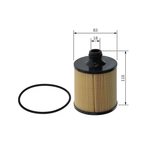 Olejový filter F 026 407 273 /BOSCH/ - obr. 4