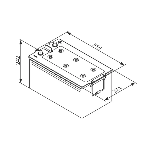 Štartovacia batéria 0 092 TE0 888 /BOSCH/ - obr. 4