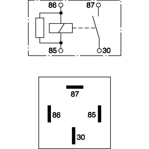 Relé pracovného prúdu 0 332 019 103 /BOSCH/ - obr. 5