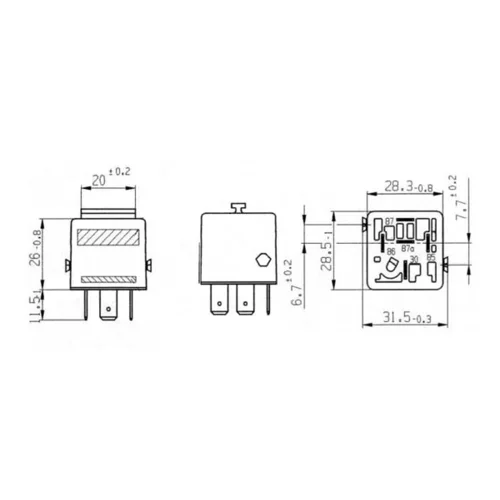 Relé húkačky 0 332 209 216 /BOSCH/ - obr. 4