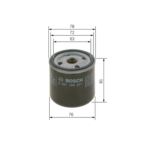 Olejový filter 0 451 103 271 /BOSCH/ - obr. 4
