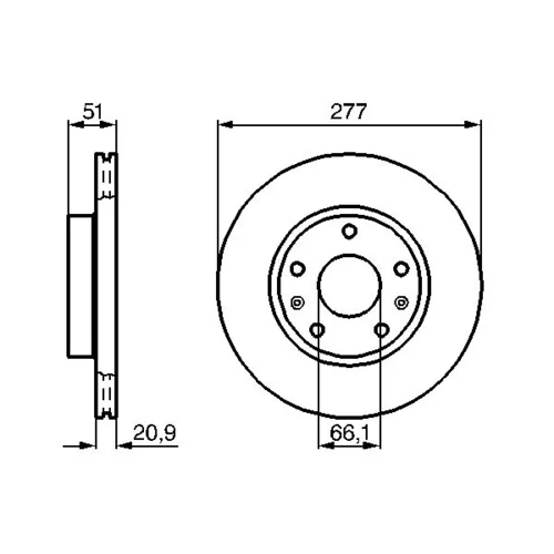 Brzdový kotúč 0 986 478 992 /BOSCH/ - obr. 4