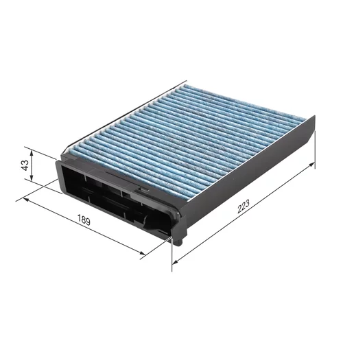 Filter vnútorného priestoru 0 986 628 502 /BOSCH/ - obr. 4