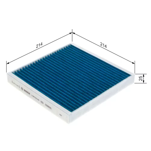 Filter vnútorného priestoru 0 986 628 588 /BOSCH/ - obr. 4