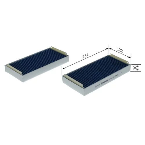 Filter vnútorného priestoru 0 986 628 628 /BOSCH/ - obr. 4