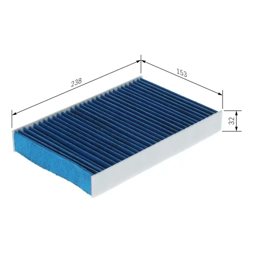 Filter vnútorného priestoru 0 986 628 650 /BOSCH/ - obr. 5