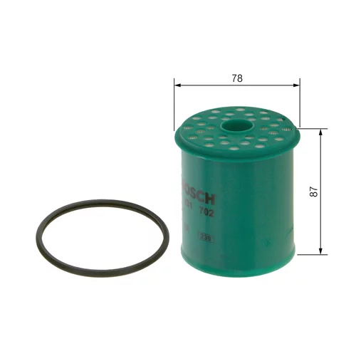 Palivový filter 1 457 431 702 /BOSCH/ - obr. 4
