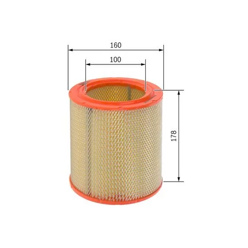 Vzduchový filter 1 457 432 138 /BOSCH/ - obr. 4