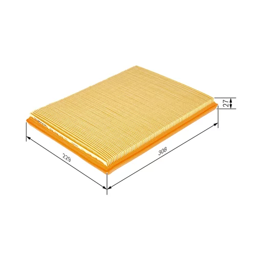 Vzduchový filter 1 457 433 007 /BOSCH/ - obr. 4