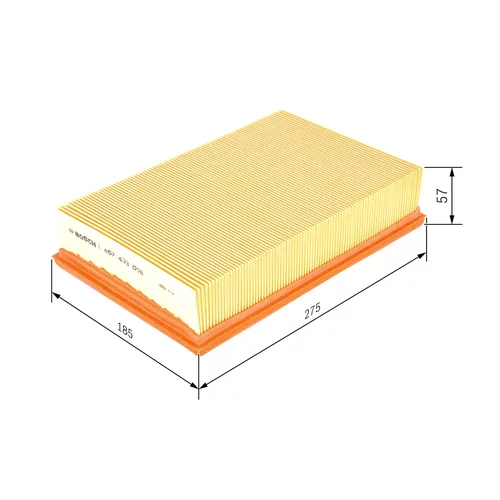 Vzduchový filter 1 457 433 008 /BOSCH/ - obr. 4