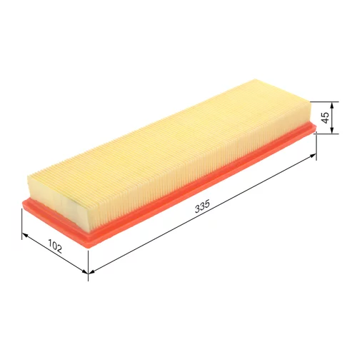 Vzduchový filter 1 457 433 158 /BOSCH/ - obr. 4
