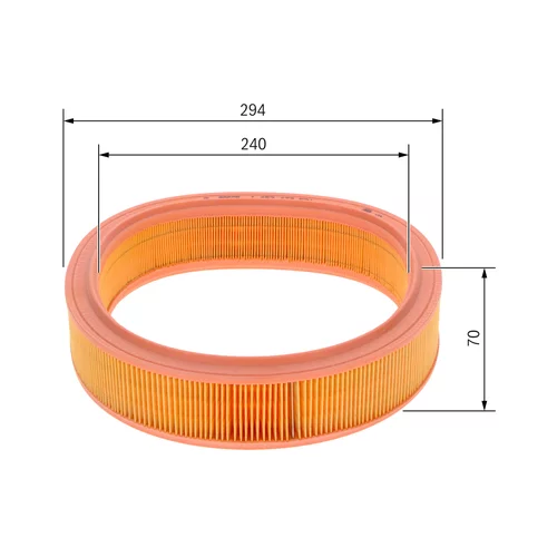 Vzduchový filter 1 457 433 521 /BOSCH/ - obr. 4