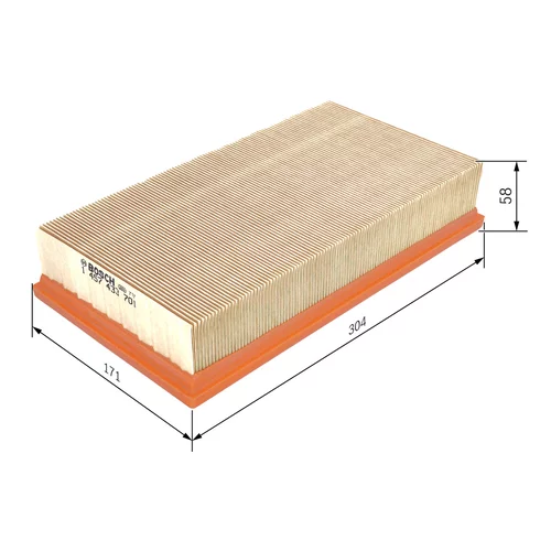 Vzduchový filter 1 457 433 701 /BOSCH/ - obr. 4