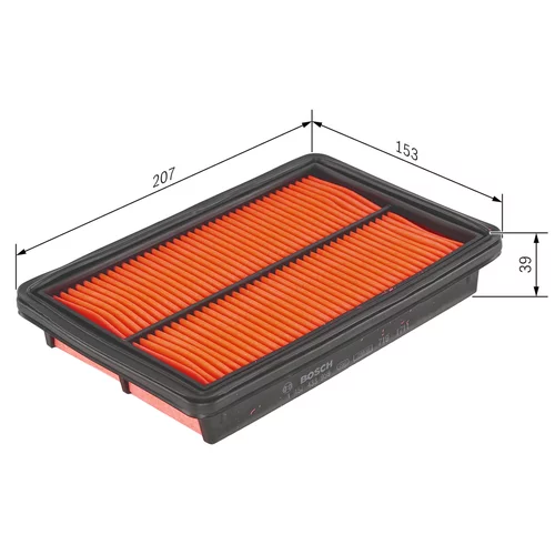 Vzduchový filter 1 457 433 961 /BOSCH/ - obr. 4