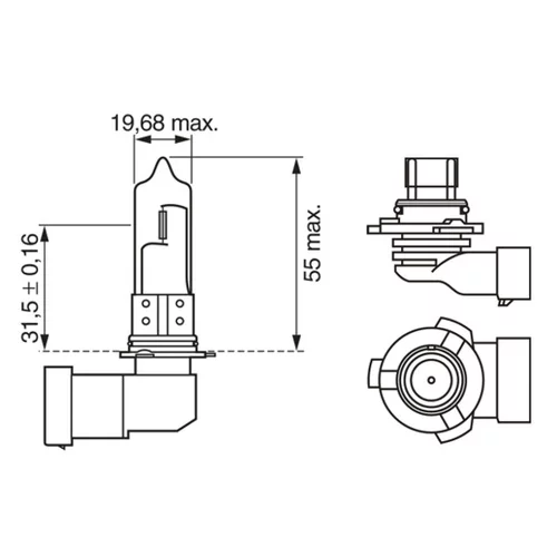 Žiarovka pre diaľkový svetlomet 1 987 301 131 /BOSCH/ - obr. 4