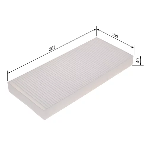Filter vnútorného priestoru 1 987 431 162 /BOSCH/ - obr. 4
