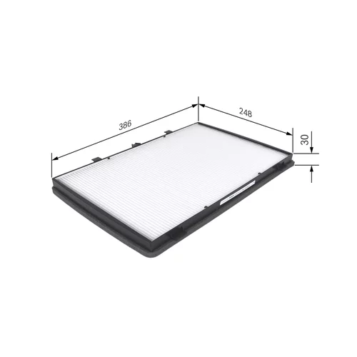 Filter vnútorného priestoru 1 987 432 182 /BOSCH/ - obr. 4