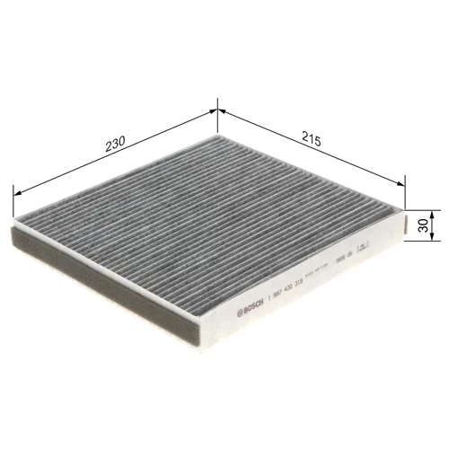 Filter vnútorného priestoru 1 987 432 319 /BOSCH/ - obr. 4
