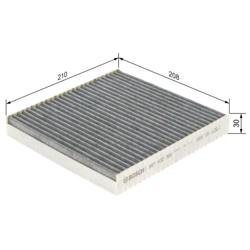Filter vnútorného priestoru 1 987 432 380 /BOSCH/ - obr. 4