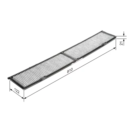 Filter vnútorného priestoru 1 987 432 424 /BOSCH/ - obr. 4