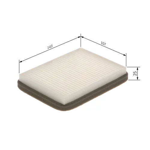 Filter vnútorného priestoru 1 987 435 052 /BOSCH/ - obr. 3