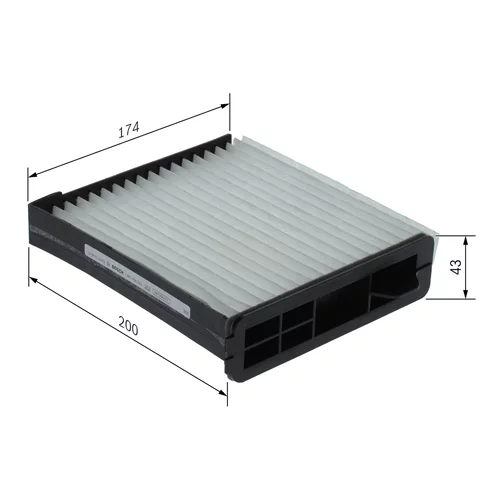 Filter vnútorného priestoru 1 987 435 093 /BOSCH/ - obr. 4