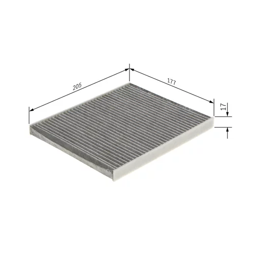 Filter vnútorného priestoru 1 987 435 583 /BOSCH/ - obr. 4