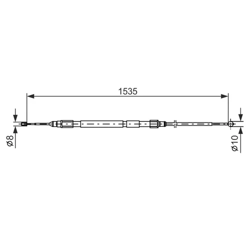 Ťažné lanko parkovacej brzdy 1 987 477 950 /BOSCH/ - obr. 4
