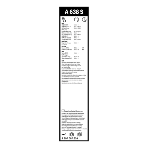 Stieracia lišta 3 397 007 638 /BOSCH/ - obr. 3
