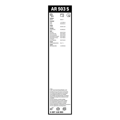 Stieracia lišta 3 397 118 993 /BOSCH/ - obr. 3