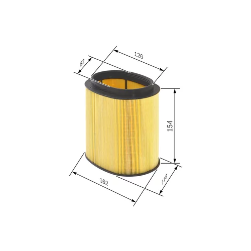Vzduchový filter F 026 400 213 /BOSCH/ - obr. 4