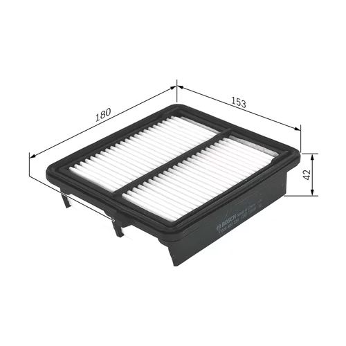 Vzduchový filter F 026 400 224 /BOSCH/ - obr. 4
