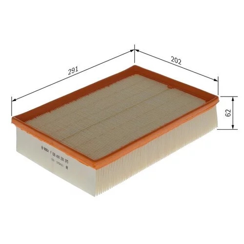 Vzduchový filter F 026 400 230 /BOSCH/ - obr. 4