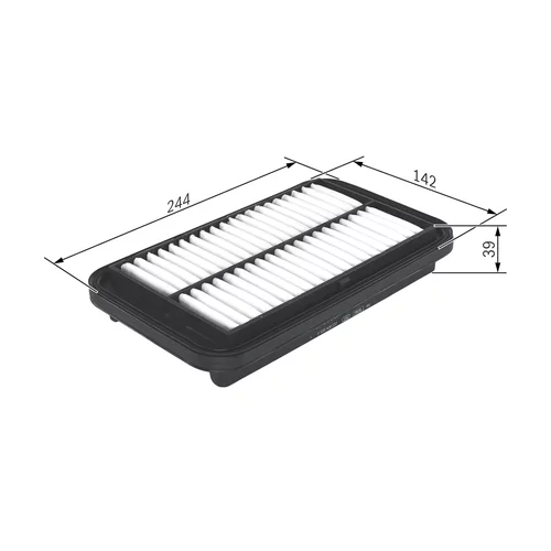 Vzduchový filter F 026 400 231 /BOSCH/ - obr. 4