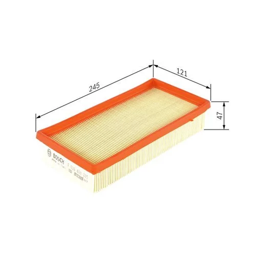 Vzduchový filter F 026 400 265 /BOSCH/ - obr. 4