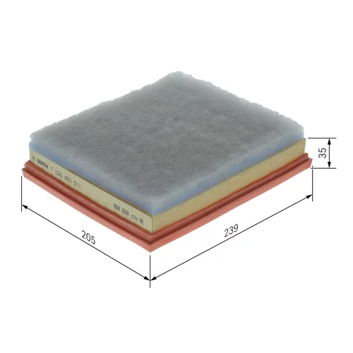 Vzduchový filter F 026 400 511 /BOSCH/ - obr. 5