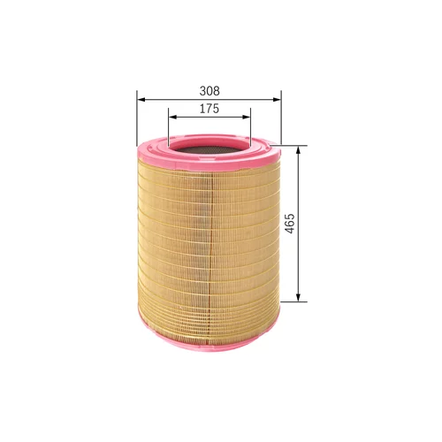 Vzduchový filter F 026 400 528 /BOSCH/ - obr. 4