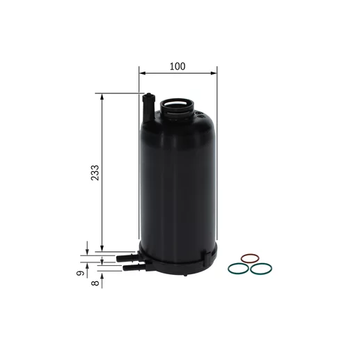 Palivový filter F 026 402 045 /BOSCH/ - obr. 4