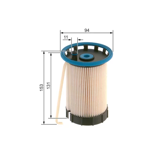Palivový filter F 026 402 248 /BOSCH/ - obr. 4