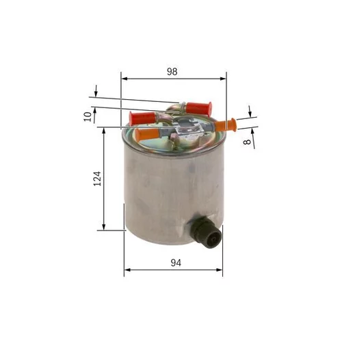 Palivový filter F 026 402 742 /BOSCH/ - obr. 4