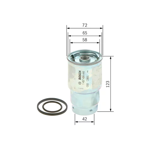 Palivový filter F 026 402 802 /BOSCH/ - obr. 4