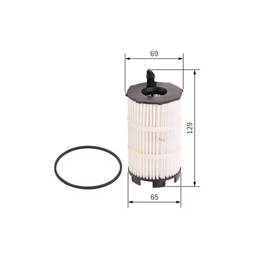 Olejový filter F 026 407 011 /BOSCH/ - obr. 4