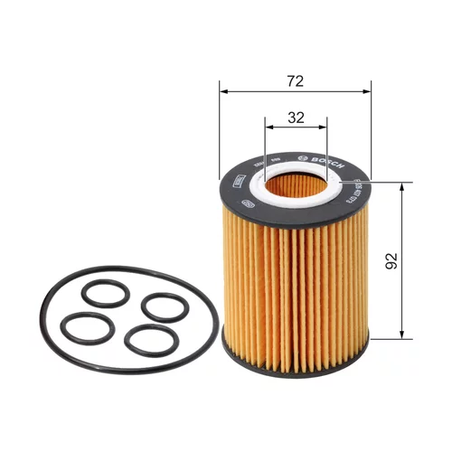Olejový filter F 026 407 073 /BOSCH/ - obr. 4