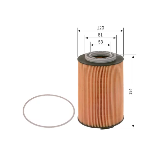 Olejový filter F 026 407 191 /BOSCH/ - obr. 4