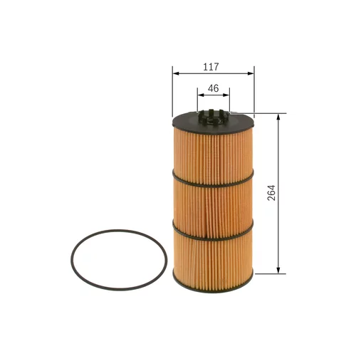 Olejový filter F 026 407 192 /BOSCH/ - obr. 4